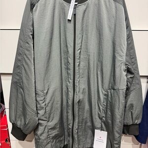 Lululemon Athletica Olive Bomber Jacket